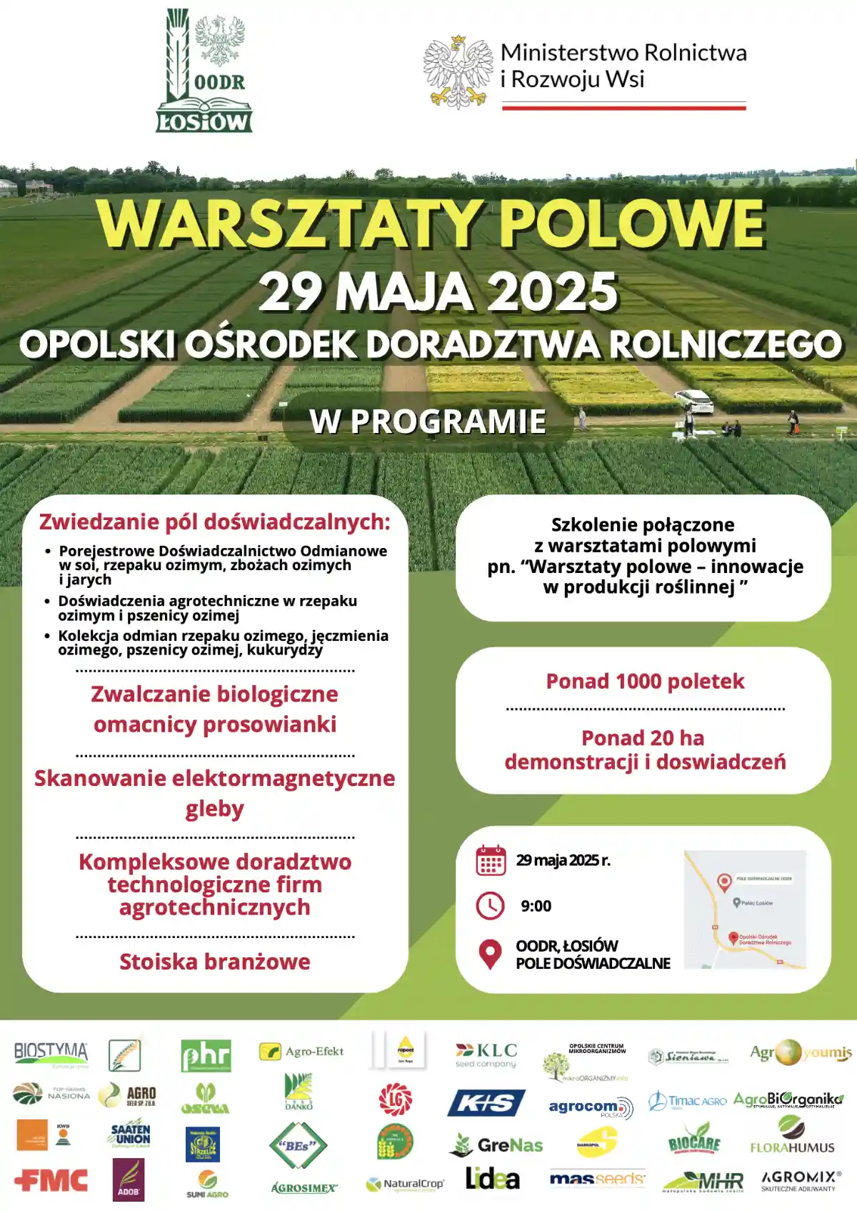 Plakat wydarzenia Warsztaty Polowe 2025