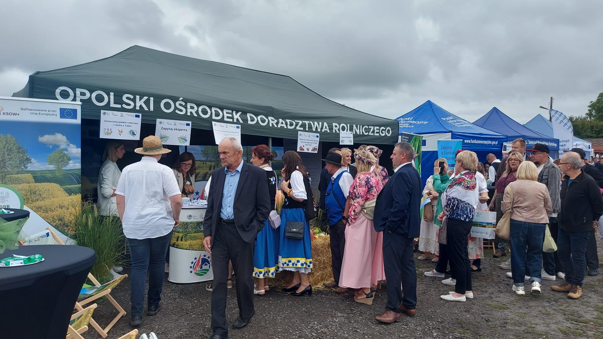 Praktyczne informacje o PS WPR 2023-2027 – Opolski Ośrodek Doradztwa Rolniczego na Dożynkach w Dobrodzieniu